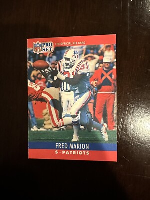 1990 Pro Set Football FRED MARION (No Hanging Belt) Regular Card