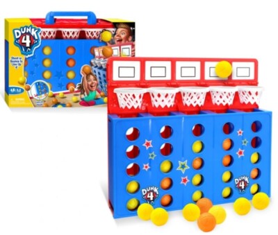 BASKETBALL CONNECT FOUR GAME DUNK TABLETOP FAMILY OFFICE FUN