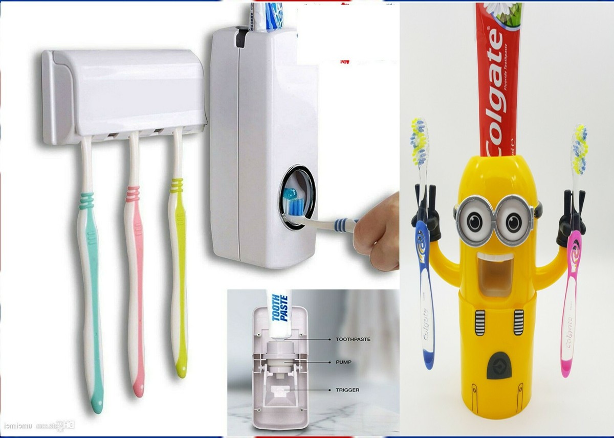 Portaspazzolino Da Parete Senza Foratura - 2 Pezzi Con Supporto Magnetico Per Spazzolini Elettrici (Blu E Rosso) - Foto 9