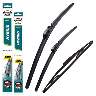 Fits Vauxhall Crossland X 2017 - 2025 Wiper Blades Hybrid HH26''16''ST 9''L