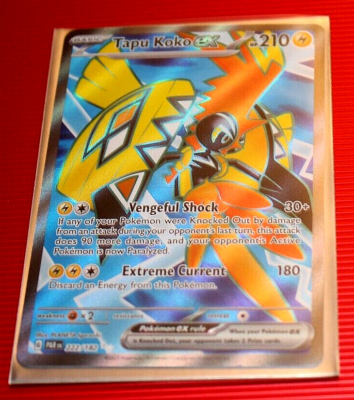 Tapu Koko EX HP210 2023 Collectible Ultra Rare Holo Pokemon Card