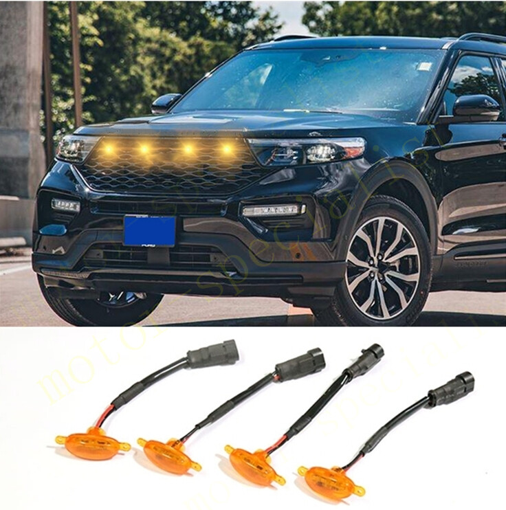 Ford Explorer 2020-2024 Front Grille LED Light Raptor Style Grill