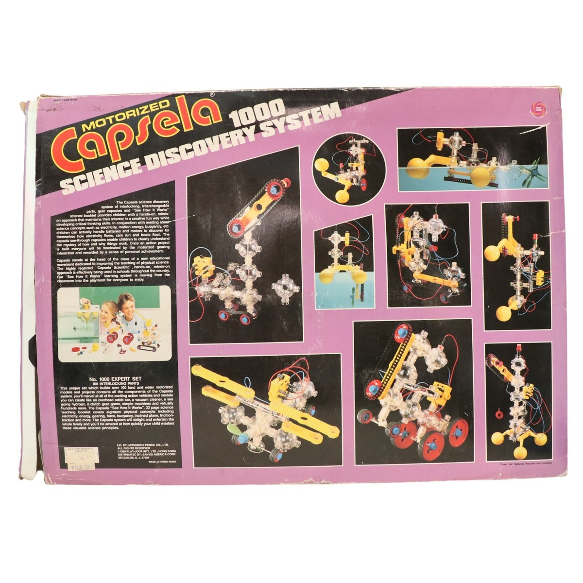 Jeu De Construction Capsela 175 Motorized - Vintage 1993, Neuf En Boîte