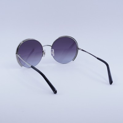New Swarovski Round Sunglasses SK0280-H 16B Silver/ Smoke Gradient 56-20-140 Swarovski SK0280-H 16B Silver/Smoke Gradient 56-20-140  main image 2