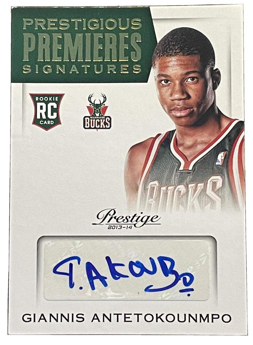 2013-14 Panini Prestige Giannis Antetokounmpo Autographed 2013-14 Panini Prestige Giannis Antetokounmpo Autographed