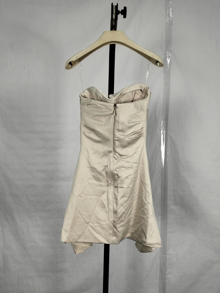 HOUSE OF CB 'Jasmine' Oyster Draped Strapless Corset Dress/Size XSUS 2