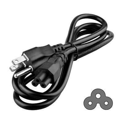5ft AC Power Cord Cable For Sanyo PLV-Z5 PLV-Z60 Projector 3-Prong Wire Lead