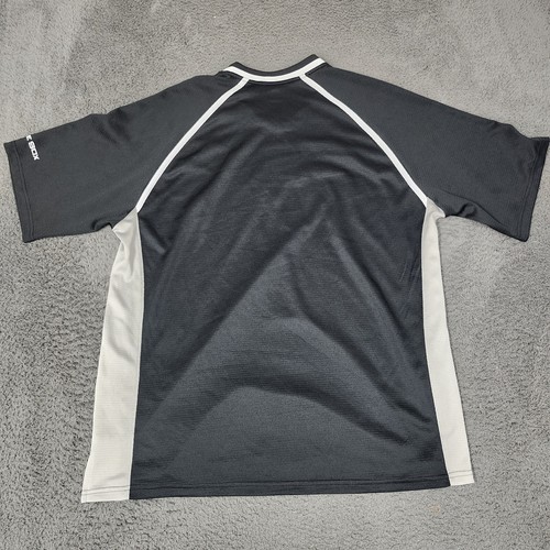 XL CHICAGO WHITE SOX Men Black Silver Pullover V Neck Baseball Jersey Majestic - Picture 7 of 7
