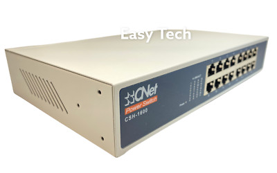 Cnet Power Switch CNet Power Switch Ethernet Switch CSH-1600 w/ AC Cable - USED Tested | eBay