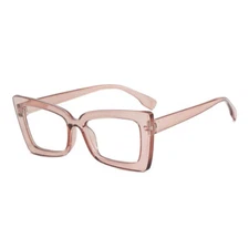 Women Anti Blue Light Square Frame Eyeglasses Retro Clear Lens Glasses Frames