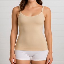 Shapermint Scoop Neck Cami Womens 3XL Nude Smoothing Slimming Tank Top