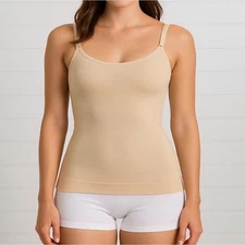 Shapermint Empetua Cami Womens 3XL Nude Everyday Scoop Neck Adjustable Straps