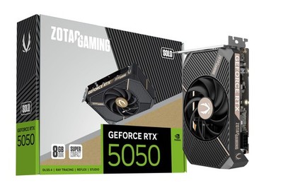 ZOTAC Gaming GeForce RTX 5050 Solo DLSS 4 8GB GDDR6 ZT-B50500G-10L