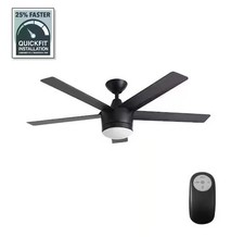 Home Decorators Merwry 52 Inches Integrated LED Indoor Matte Remote Control