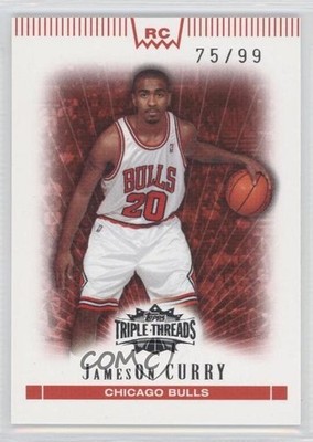 2007-08 Topps Triple Threads 75/99 JamesOn Curry #119 Rookie RC 0a1