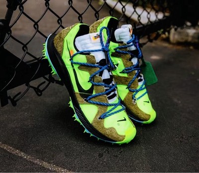 Size 13 - Off-White x Nike Air Zoom Terra Kiger 5 Athlete in Progress - Electric