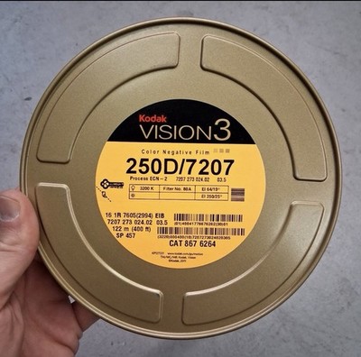 Kodak Vision3 250D 7207 16mm film 400ft   NEW, SEALED & COLD STORED