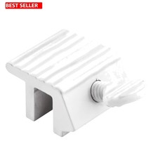 Heavy-Duty Sliding Window Locks for Metal Frames - 2 Packs of White Thumbscrew