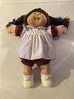Cabbage Patch Kids Doll HM3 OK Factory 1985  Brown Eyes hair hand written tag