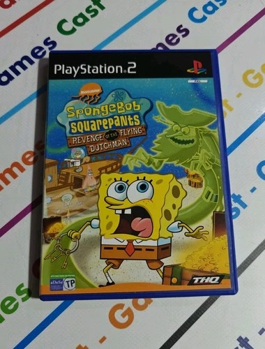 SPONGEBOB SQUAREPANTS REVENGE OF THE FLYING DUTCHMAN PS2 PAL MINT ITALIAN