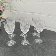  Bohemia Kristall Sherry Glas mit Schleuderstern 10,5 cm fine Cut 6 stück