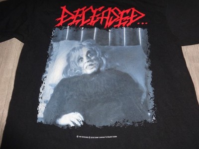 Deceased Old Vintage Shirt Death Metal Desultory Autopsy Sold Out God Dethroned