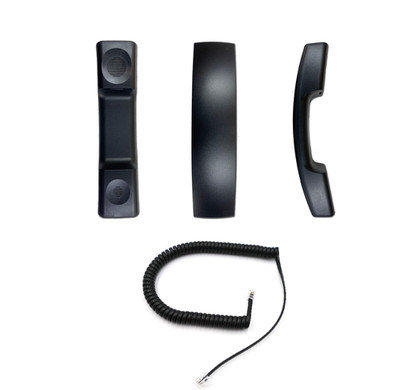 Unify Openscape CP200T Phone Replacement Handset w/ Handset Cord (Black) - NEW