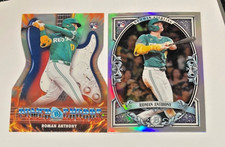 (2) 2026 BOWMAN CHROME ROMAN ANTHONY ROOKIE STERLING REFRACTOR POWER CHORDS SP