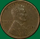1921 Lincoln Wheat Cent Choice Extremely Fine XF+ Coin #40957