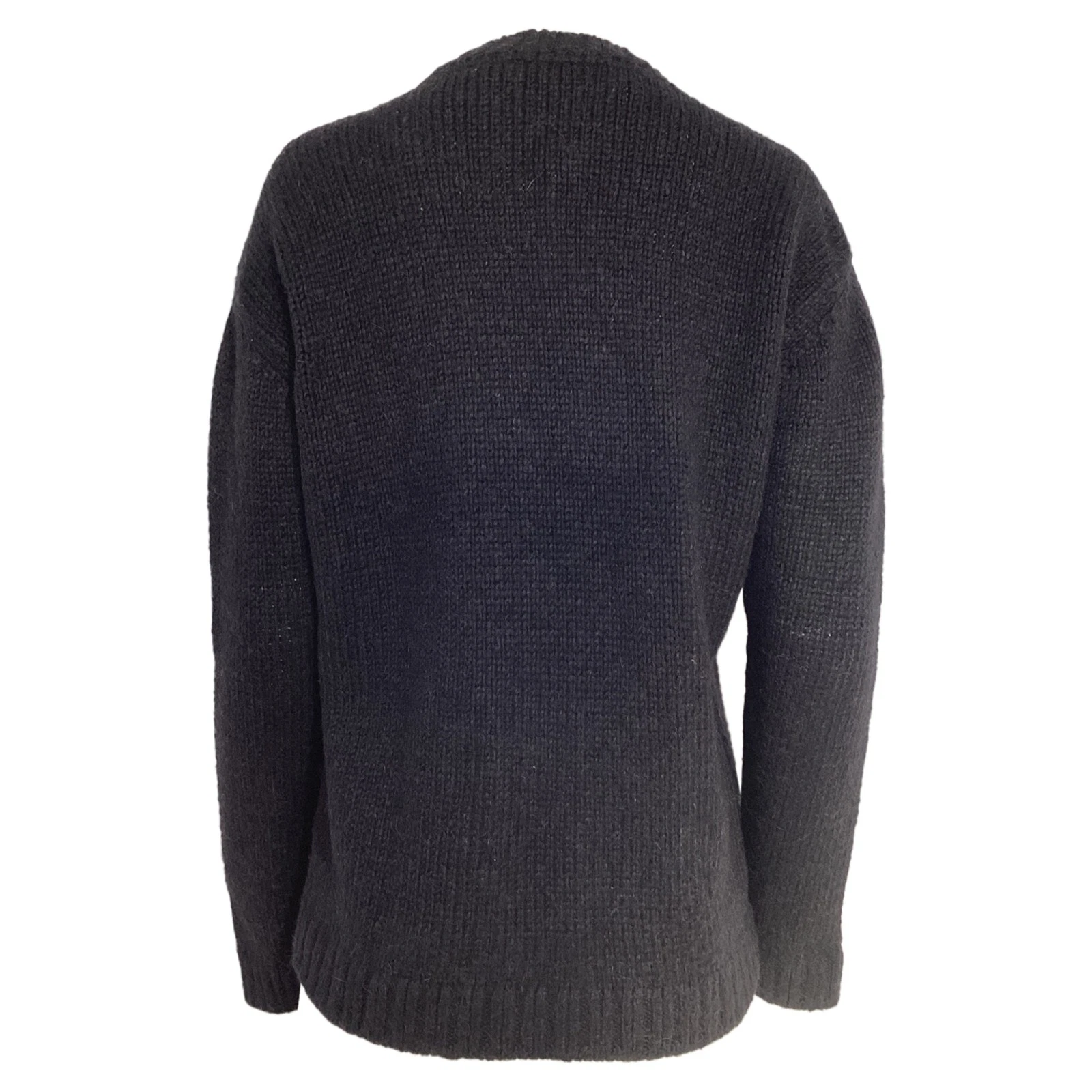 SAINT LAURENT (YSL) Cardigan Saint Laurent impreziosito con bottoni in lana donna nero taglia 38