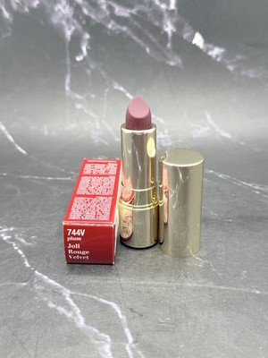 Clarins Paris Matte & Moisturizing Long-Wearing Lipstick 744V Plum- .1 oz-BNIB-