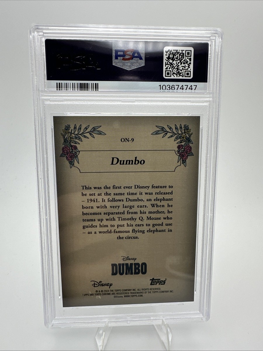 2024 Topps Chrome Disney 100 Dumbo Once Upon A Time Sparkle 18/20