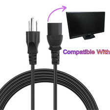 6ft UL AC Power Cable for ViewSonic VA2703-LED LED LCD Monitor Charger Lead PSU
