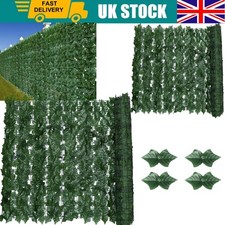 3-30M Artificial Plant Wall Fence Panels Ivy Leaf Hedge Vertical Garden Privacy