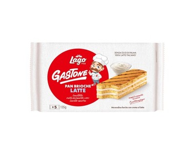 Gastone Lago Pan Brioche Milchcreme Snack 5x27g 135g