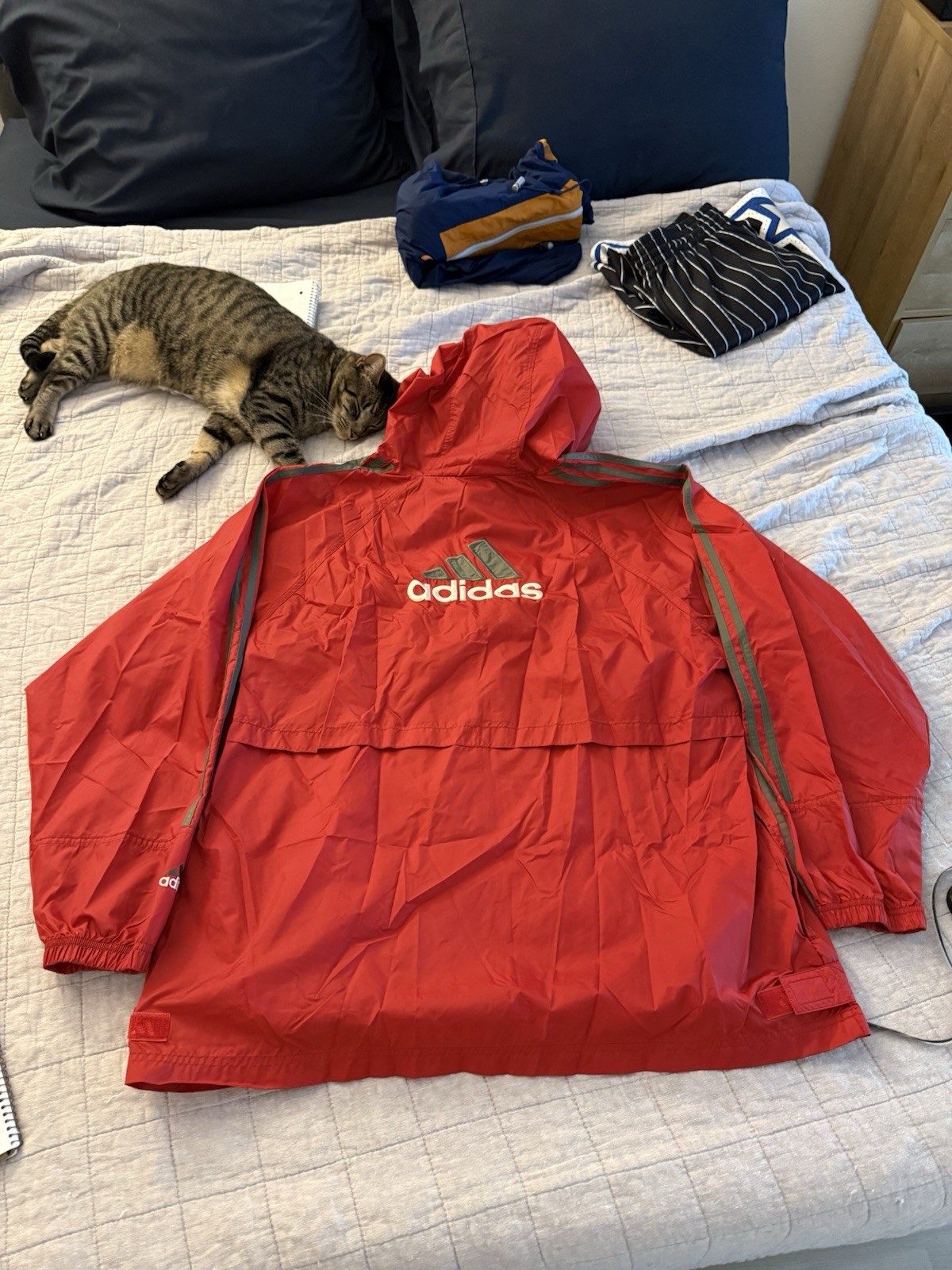 Red Adidas Rain Jacket - image 2