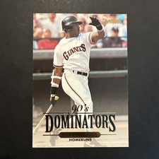 1994 Donruss Baseball Barry Bonds #2 of 10 90's Dominators: Homeruns
