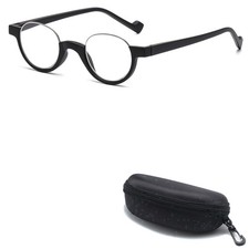 Half Frame Reading Glasses Half Moon Semi Rim Readers Vintage Round Eyeglasses