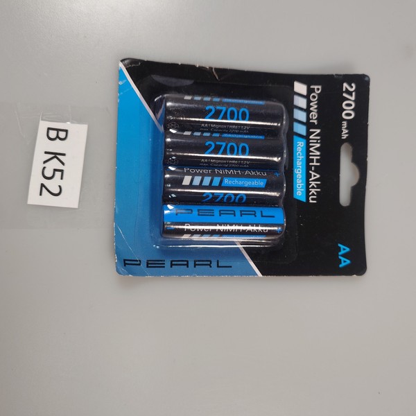 Pearl Aa Accus: 4Er-Set Nimh-Akkus Typ Aa Mignon, 2.700 Mah (Accu Aa)-image