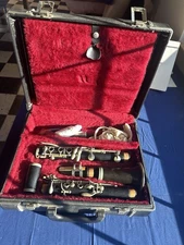 Vintage French Made Wooden Clarinette Pierre Demar/Jean Barre + Case