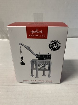Hallmark Keepsake 2025 Lionel  M.O.W. Gantry Crane Ornament-MINOR BOX DAMAGE