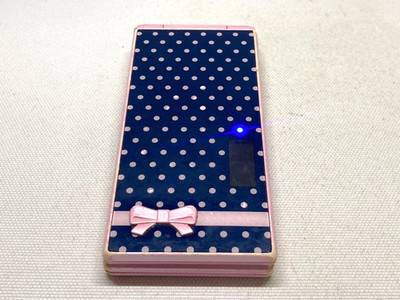 Fujitsu Docomo F-06D Girls' Pink Flip Phone Garakei Cell Unlocked Y2K Kawaii