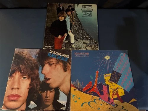 THE ROLLING STONES - BIG HITS / Black and Blue/Still Life-3 Vinyl LP Lot- Rock