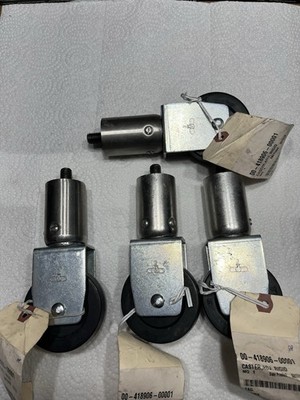 (Lot of 4)- Vulcan Hart 00-418906-00001 CASTER , ADJ. RIGID Genuine OEM Replace