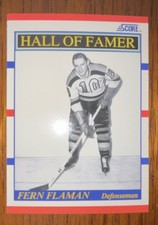 1990-91 Score - Hall of Famer Fern Flaman #357