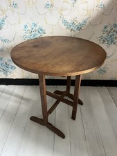 Petite Table Vigneronne À Bascule En Bois Début XXe Ou Fin XIXe.