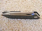Rare Two Sun Tanto Knife M390 Blade & Solid Titanium Handle Night Morning Design — photo 5