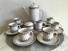 Mokka / Kaffee Service, Porzellan Set Josefina Loucky, Vintage, exquisite