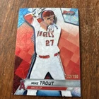 2025 Bowman Best Mike Trout Numbered 122/150 Card # 26