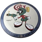 Vintage Colt Porcelain Sign - Marvin the Martian Ray Gun Colt Sign